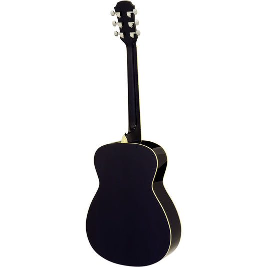 Aria ARAFN15BLS AFN-15 Prodigy Series Acoustic Folk Body Guitar in Blue Shade Gloss