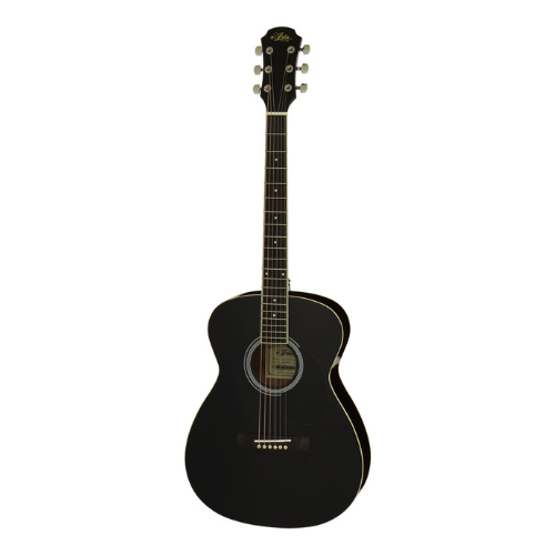 Aria ARAFN15EBK AFN-15 Prodigy Series Acoustic Electric Folk Body Guitar in Black