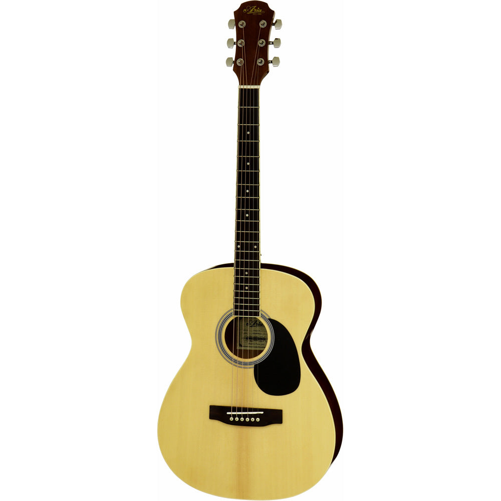 Aria ARAFN15N AFN-15 Prodigy Series Acoustic Folk Body Guitar in Natural Gloss