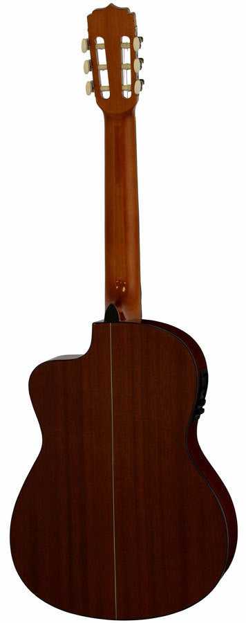 Aria ARAK30CE AK30 Series Acoustic Electric Classical/Nylon String Thin Body Guitar with Cutaway
