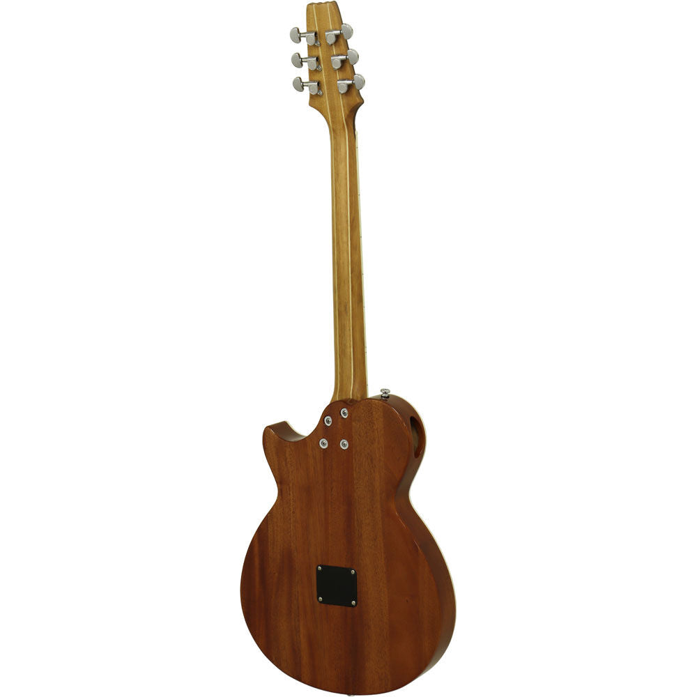 Aria APE-100 Series Thin Body Acoustic Electric Guitar with Cutaway in Natural Gloss Finish