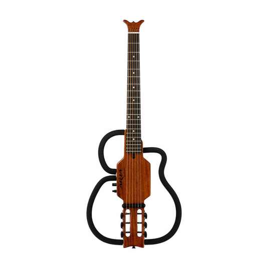 Aria Sinsonido Steel String Travel Guitar with Accessories
