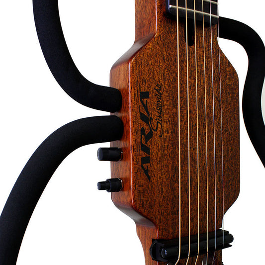 Aria Sinsonido Steel String Travel Guitar with Accessories