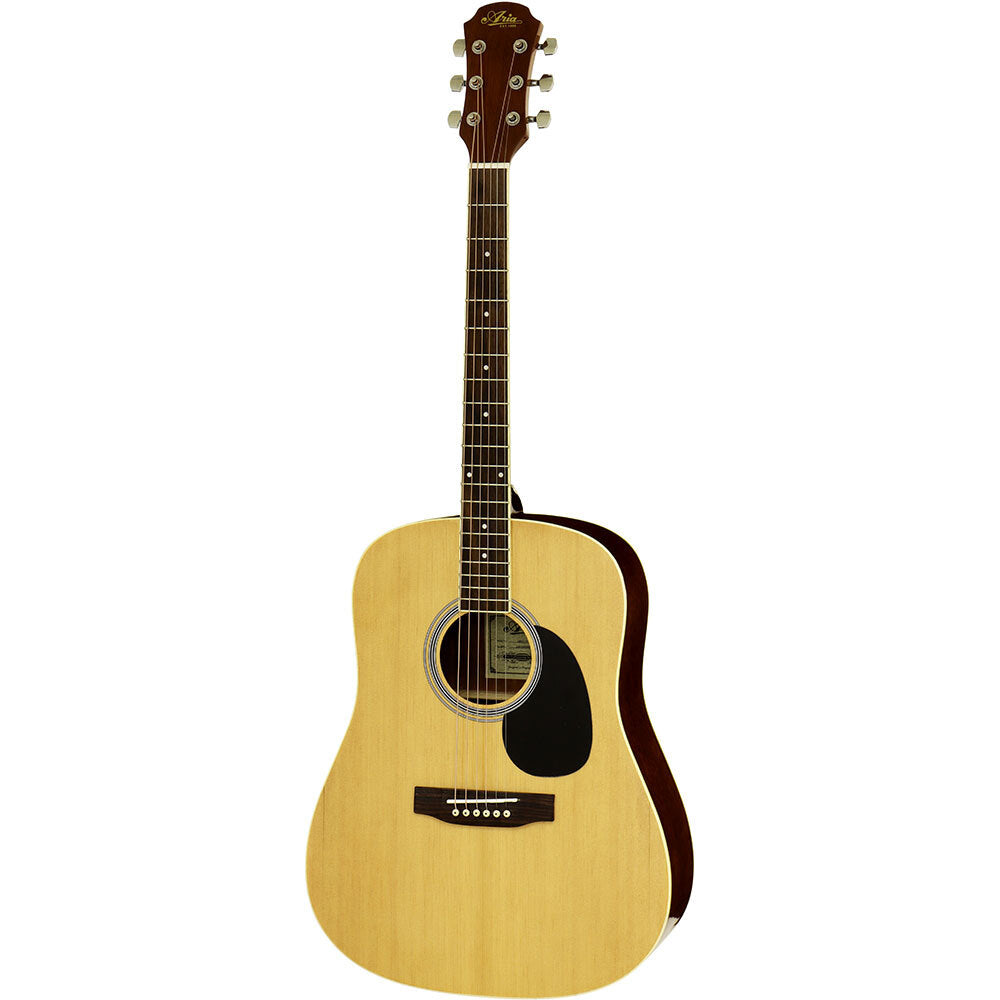 Aria ARAWN15N AWN-15 Prodigy Series Acoustic Dreadnought Guitar in Natural Gloss