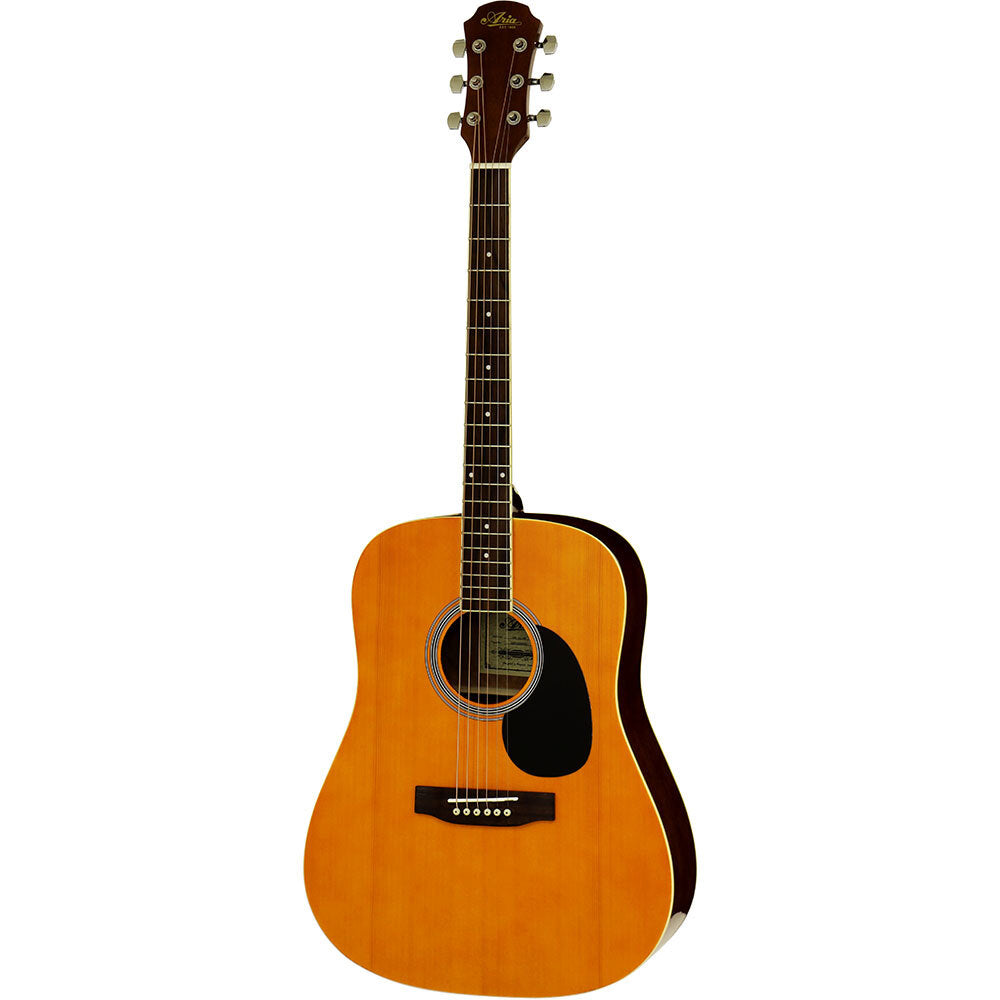 Aria ARAWN15OR AWN-15 Prodigy Series Acoustic Dreadnought Guitar in Orange Gloss