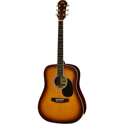 Aria ARAWN15TS AWN-15 Prodigy Series Acoustic Dreadnought Guitar in Tobacco Sunburst Gloss