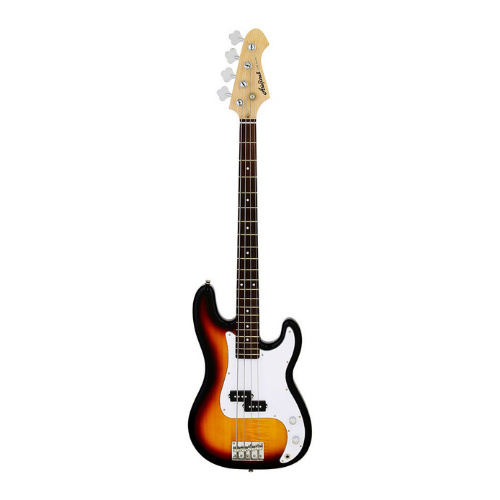 Aria ARSTBPB3TS STB-PB Series Electric Bass Guitar in 3-Tone Sunburst