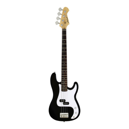 Aria STB-PB Series Electric Bass Guitar in Black
