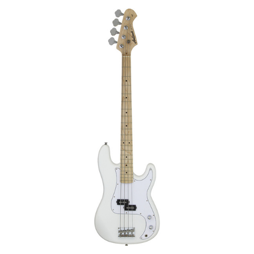 Aria STB-PB/M Series Electric Bass Guitar in White