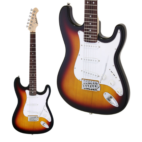 Southside Pack: Full-Sized Right-Handed Stratocaster-Style Electric Guitar Pack