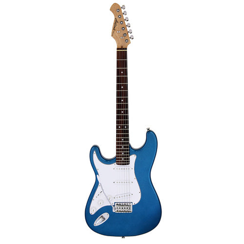 Aria STG-003 Series Left Handed Electric Guitar in Metallic Blue