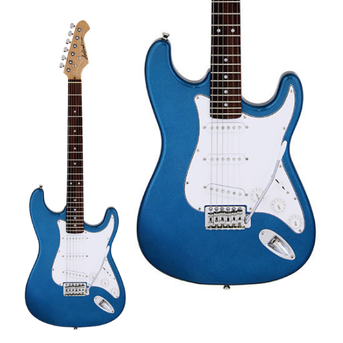 Southside Pack: Full-Sized Right-Handed Stratocaster-Style Electric Guitar Pack