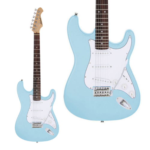 Southside Pack: Full-Sized Right-Handed Stratocaster-Style Electric Guitar Pack