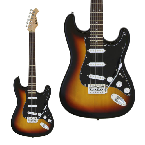 Southside Pack: Full-Sized Right-Handed Stratocaster-Style Electric Guitar Pack