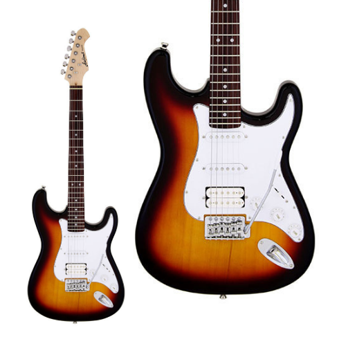 Southside Pack: Full-Sized Right-Handed Stratocaster-Style Electric Guitar Pack