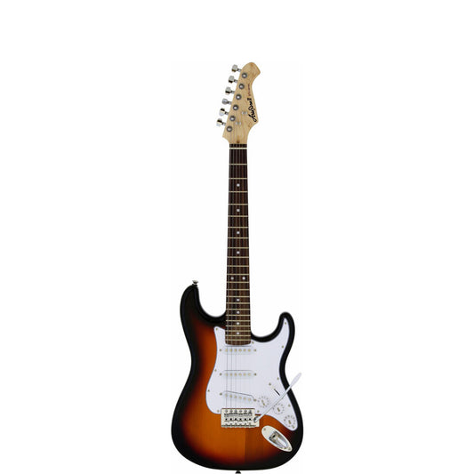 Aria ARSTGMINI3TS STG-MINI Series 3/4 Size Electric Guitar in 3-Tone Sunburst
