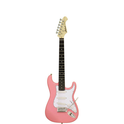 Aria ARSTGMINIKWPK STG-MINI Series 3/4 Size Electric Guitar in Kawaii Pink
