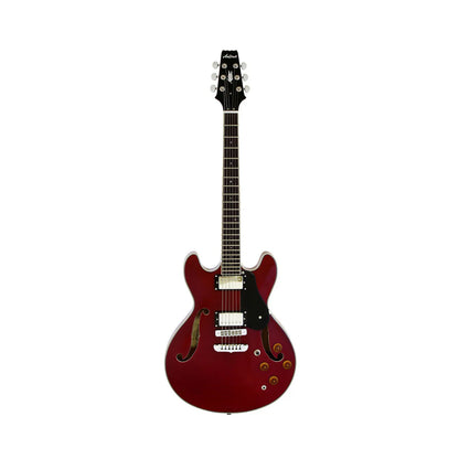 Aria TA-CLASSIC Semi-Hollow Electric Guitar in Wine Red Gloss