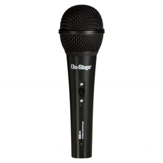On Stage Audio Spectrum AS400V2 Dynamic Handheld Microphone with XLR-XLR Cable