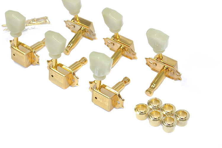Gotoh ASD90SLGG SD90 Series Acoustic/Electric Tuning Machines in Gold Finish (3+3)
