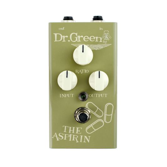 Ashdown Dr Green "The Aspirin" Compressor Effects Pedal for Bass