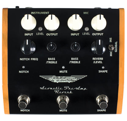Ashdown Woodsman Series Acoustic Guitar Preamp Reverb Pedal