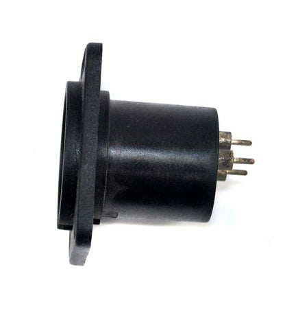 Leem ASP3MS2 3-Pin Male XLR Panel Mount Connector - 1pk
