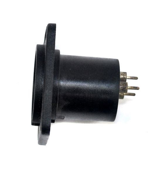 Leem ASP3MS2 3-Pin Male XLR Panel Mount Connector - 1pk