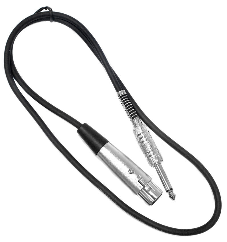 Leem 3ft Speaker Cable (1/4" Straight TS - XLR Female)