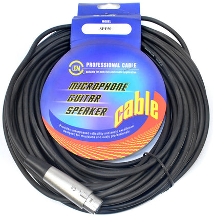 Leem 50ft Speaker Cable (1/4" Straight TS - 1/4" Straight TS)
