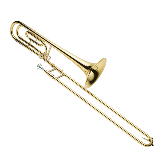 J.Michael TB550M Tenor Bass Trombone (Bb/F) in Clear Lacquer Finish