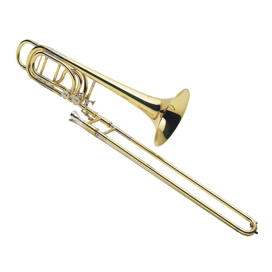 J.Michael TB900 Bass Trombone (Bb/F/G/Eb & Bb/F/Gb/D) in Clear Lacquer Finish