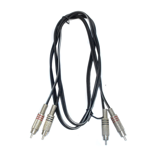Leem 5ft Interconnect Cable (2 x Metal RCA Jack Plugs - 2 x Metal RCA Jack Plugs)