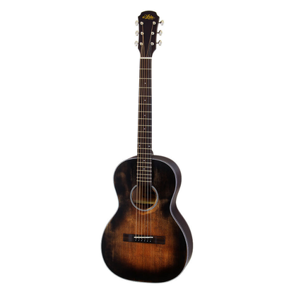 Aria Delta Players Series Parlour Acoustic Guitar in Muddy Brown Finish