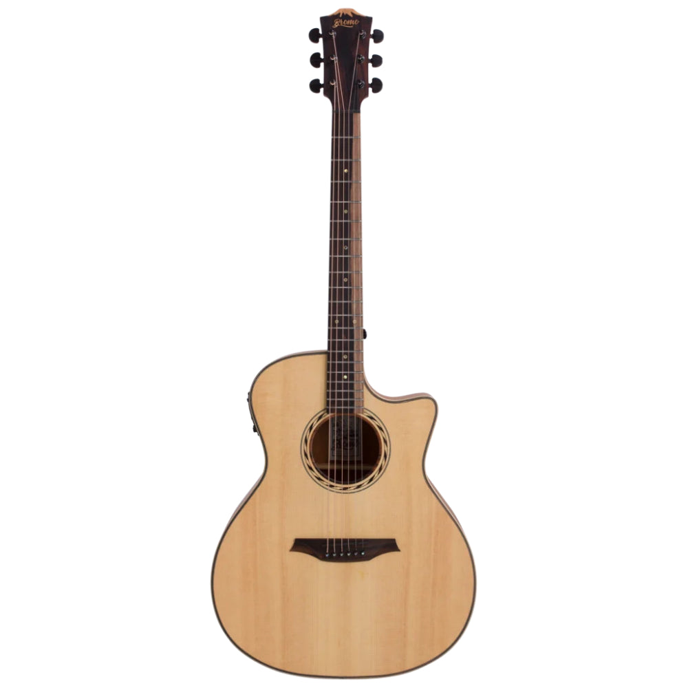 Bromo BAT2CE Grand Auditorium Cutaway Electric Acoustic Guitar