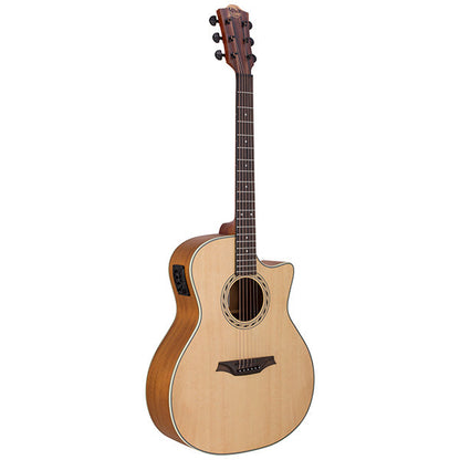Bromo BAA2CE Grand Auditorium Acoustic/Electric Guitar with Venetian Cutaway