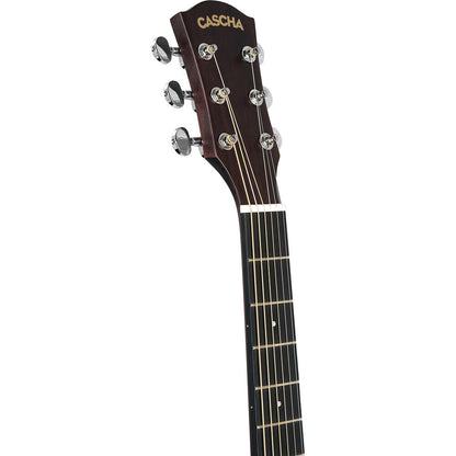 Cascha CASCGA300 Performer Series Dreadnought Acoustic Guitar in Natural Finish