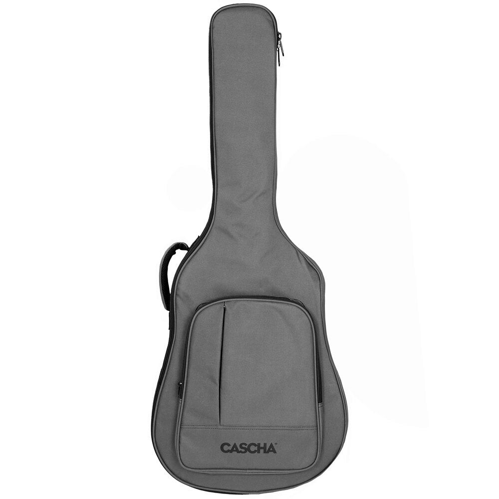 Cascha CASCGA300 Performer Series Dreadnought Acoustic Guitar in Natural Finish