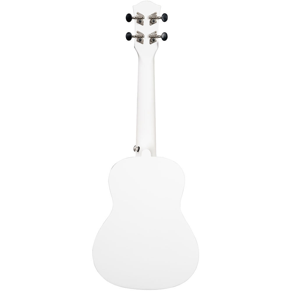 Cascha CASCULCDC Linden Series Concert Ukulele in White with Dreamcatcher Design & Bag