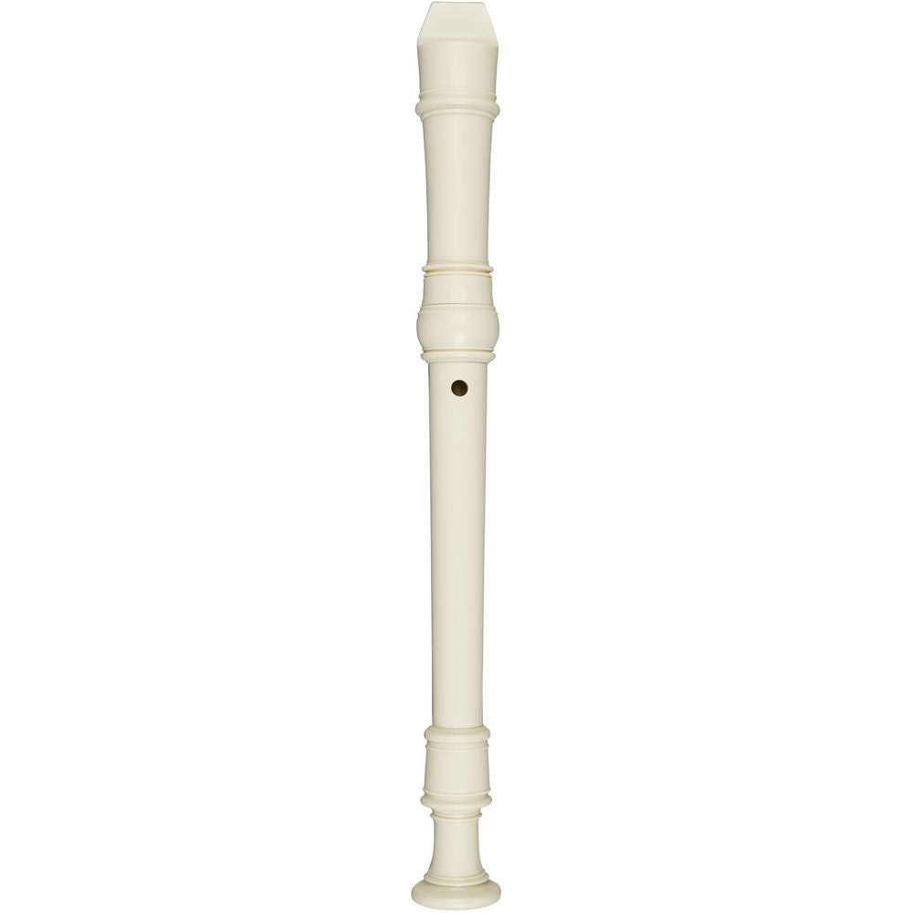 Cascha CASEH3909 Descant Soprano Recorder with Baroque Fingering in Ivory