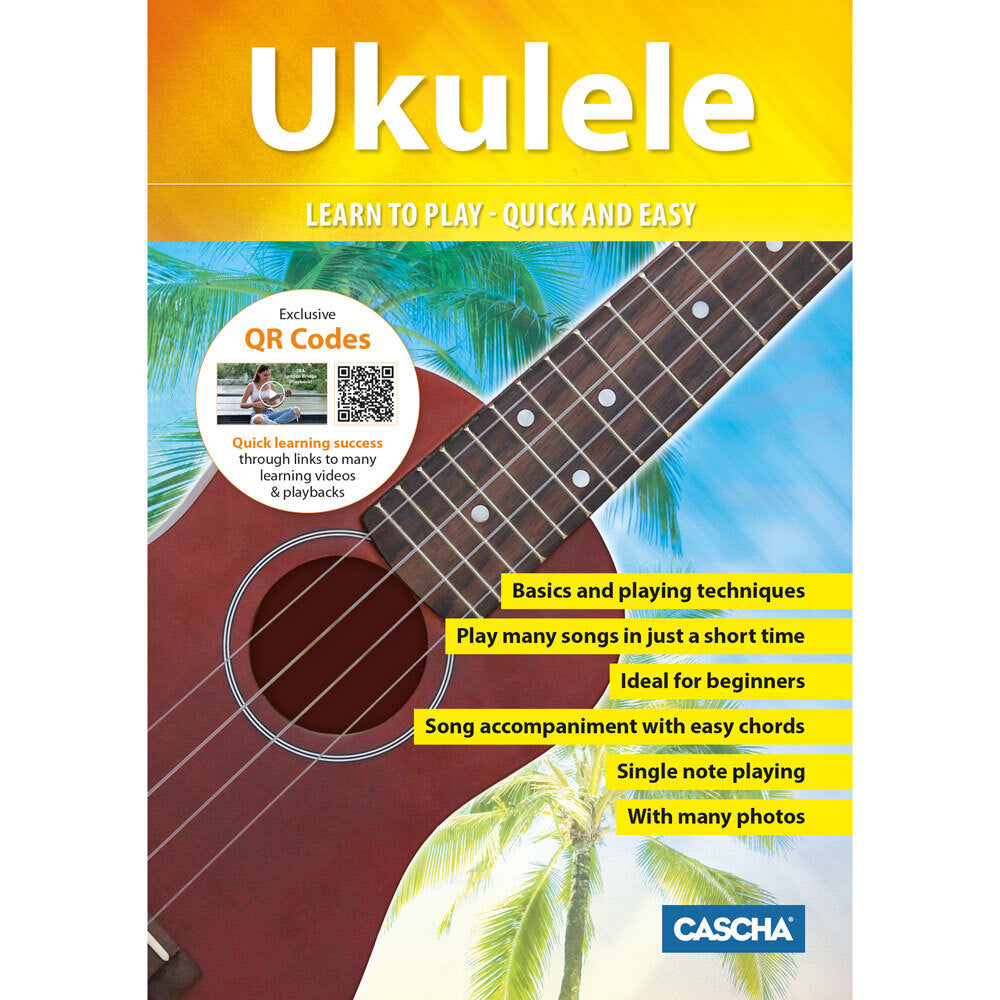 Cascha Learn To Play Quick & Easy Ukulele Method Book/Online Video