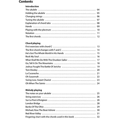 Cascha Learn To Play Quick & Easy Ukulele Method Book/Online Video