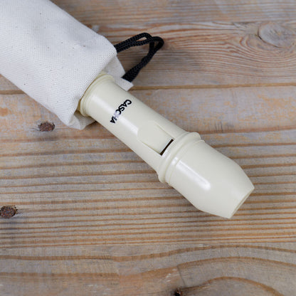 Cascha CASHH1510EN Descant Soprano Recorder Pack with Baroque Fingering in Ivory Book & CD