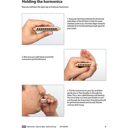 Cascha Learn To Play Quick & Easy Harmonica Method Book/CD