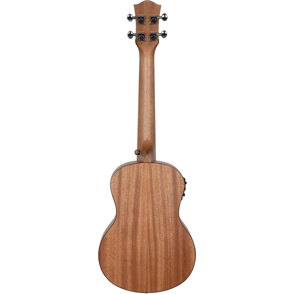 Cascha CASHH2048E Mahogany Series Acoustic/Electric Tenor Ukulele in Natural Finish