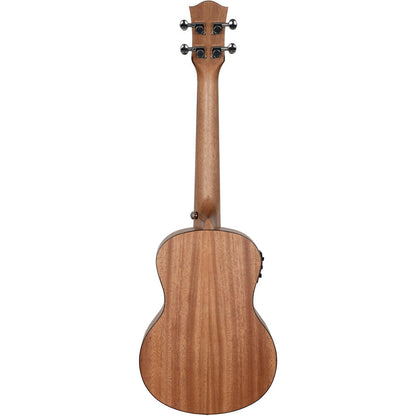 Cascha CASHH2048E Mahogany Series Acoustic/Electric Tenor Ukulele in Natural Finish