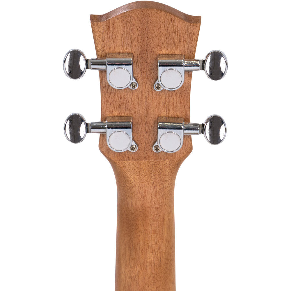Cascha CASHH2048E Mahogany Series Acoustic/Electric Tenor Ukulele in Natural Finish