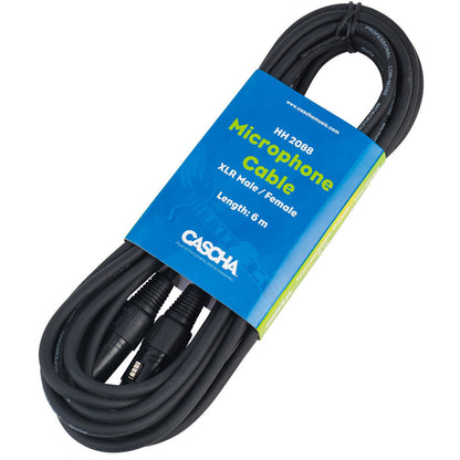 Cascha CASHH2088 20ft Microphone Cable (XLR Male - XLR Female)