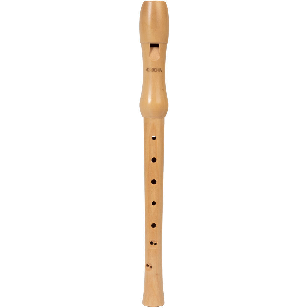 Cascha CASHH2130 Wooden Descant Soprano Recorder with Baroque Fingering in Maple