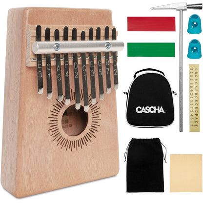 Cascha CASHH2145 Mahogany 10 Kalimba Hand Percussion Sound Effect